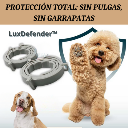 LUX DEFENDER™ | EL ÚNICO COLLAR QUE ELIMINA PARÁSITOS